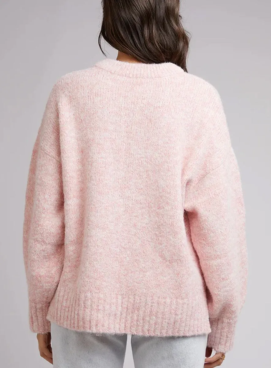 Ladies All About Eve Poppy Knit Jumper Pink sold by Your Style Outlet product image thumbnail 4