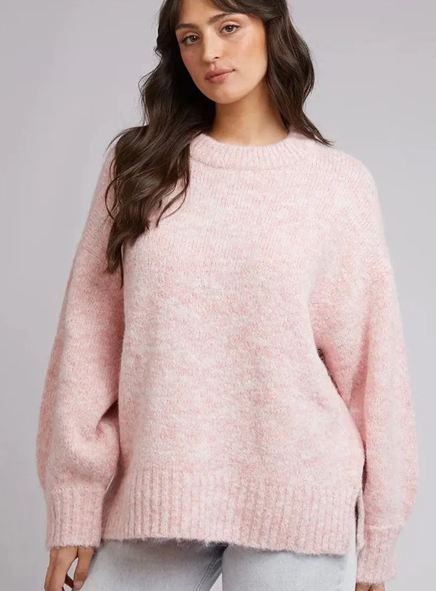 Ladies All About Eve Poppy Knit Jumper Pink sold by Your Style Outlet