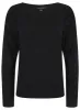 Ladies Rouche Arm Black Knit Jumper sold by Your Style Outlet