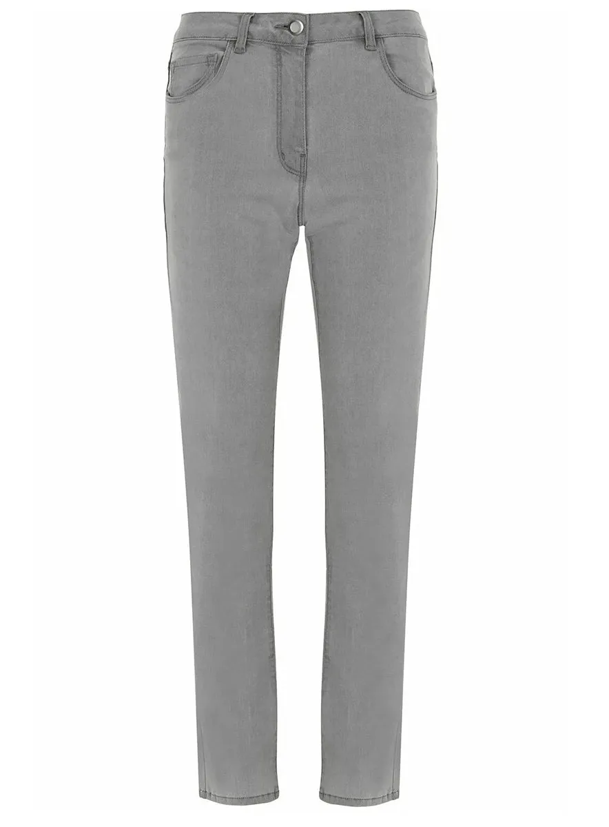 Ladies The SARA Straight Leg Jeans Light Grey sold by Your Style Outlet product image thumbnail 2
