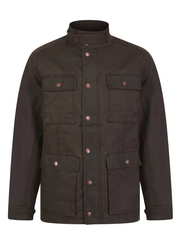 Mens Ex M&CO Khaki Wax Jacket Coat sold by Your Style Outlet