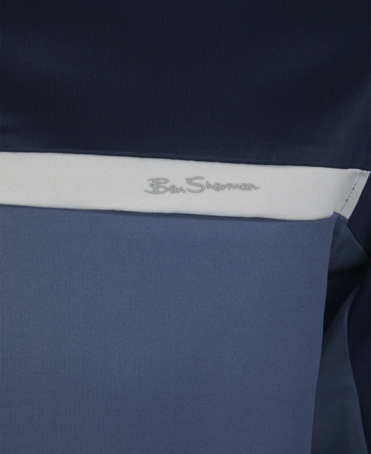Mens Ex Ben Sherman Sport Half Zip Sweatshirt Jumper Blue Grey sold by Your Style Outlet product image thumbnail 2