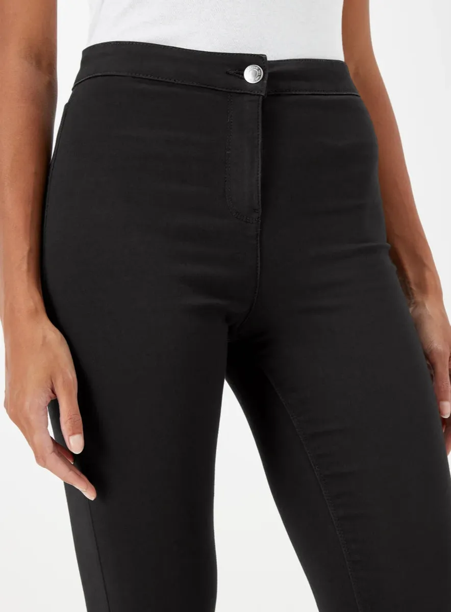 Ladies Mid Wash Jessie High Waisted Skinny Jeans Blue Black sold by Your Style Outlet product image thumbnail 3