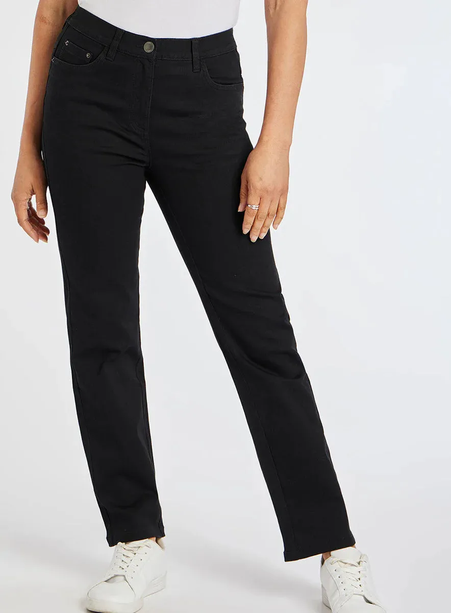 Ex Bon Marche Ladies The SARA Straight Leg Jeans sold by Your Style Outlet product image thumbnail 2