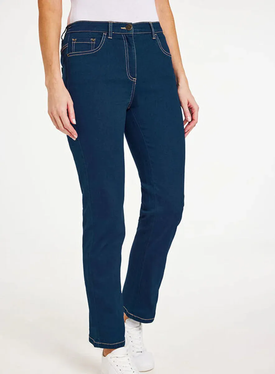 Ex Bon Marche Ladies The SARA Straight Leg Jeans sold by Your Style Outlet product image thumbnail 4