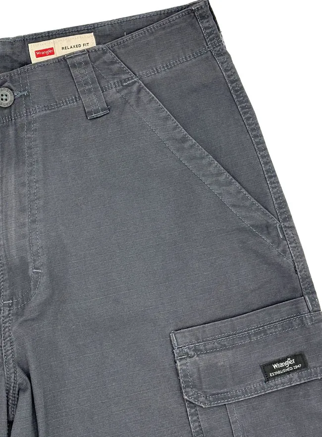 Mens Wrangler Authentics Cargo Shorts Grey sold by Your Style Outlet product image thumbnail 2
