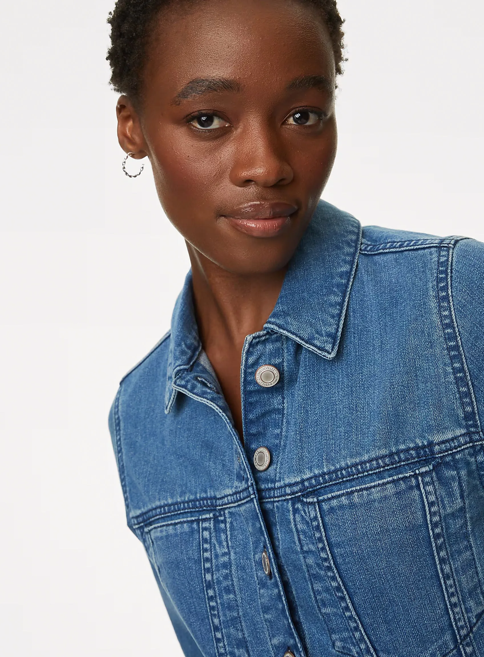 Ladies Blue Denim Belted Jumpsuit sold by Your Style Outlet product image thumbnail 3