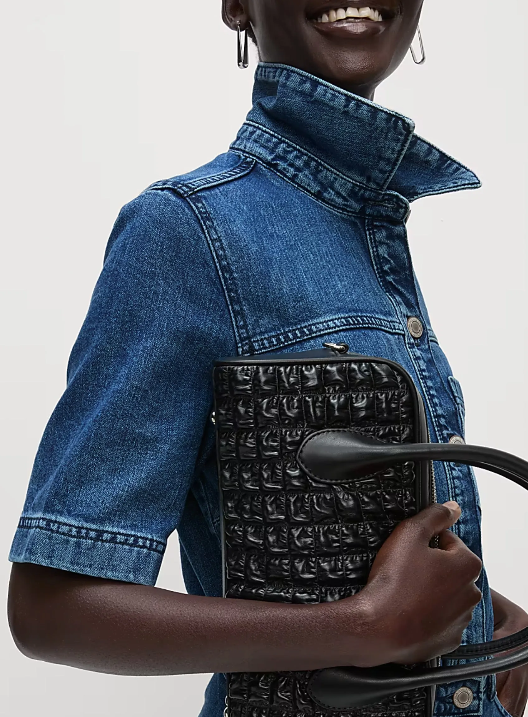 Ladies Pure Cotton Denim Midi Utility Dress sold by Your Style Outlet product image thumbnail 4