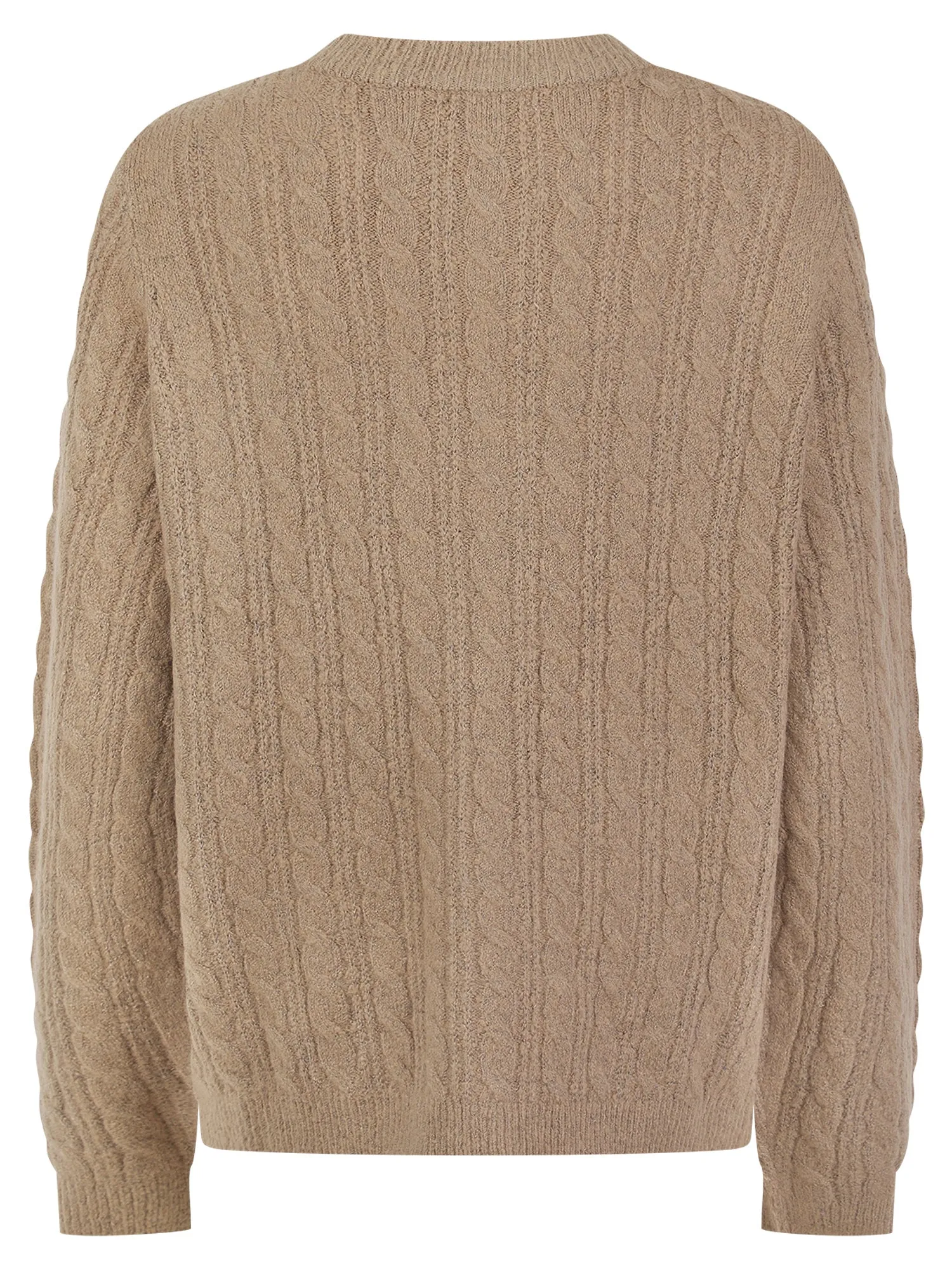 Ladies Cable Knit Design Button Front Cardigan sold by Your Style Outlet product image thumbnail 3