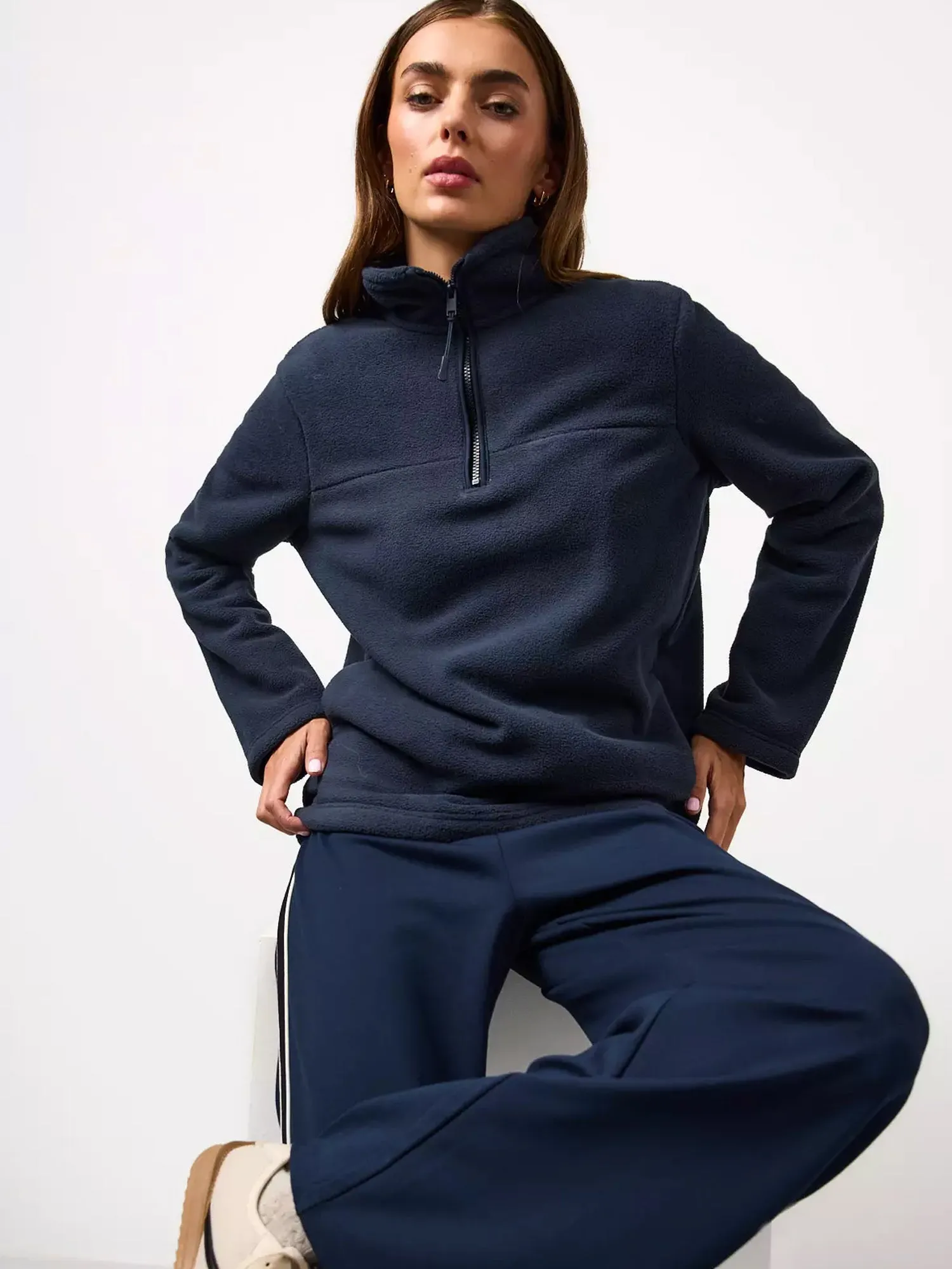Ladies Quarter Zip Winter Fleece In 4 Colours sold by Your Style Outlet product image thumbnail 2