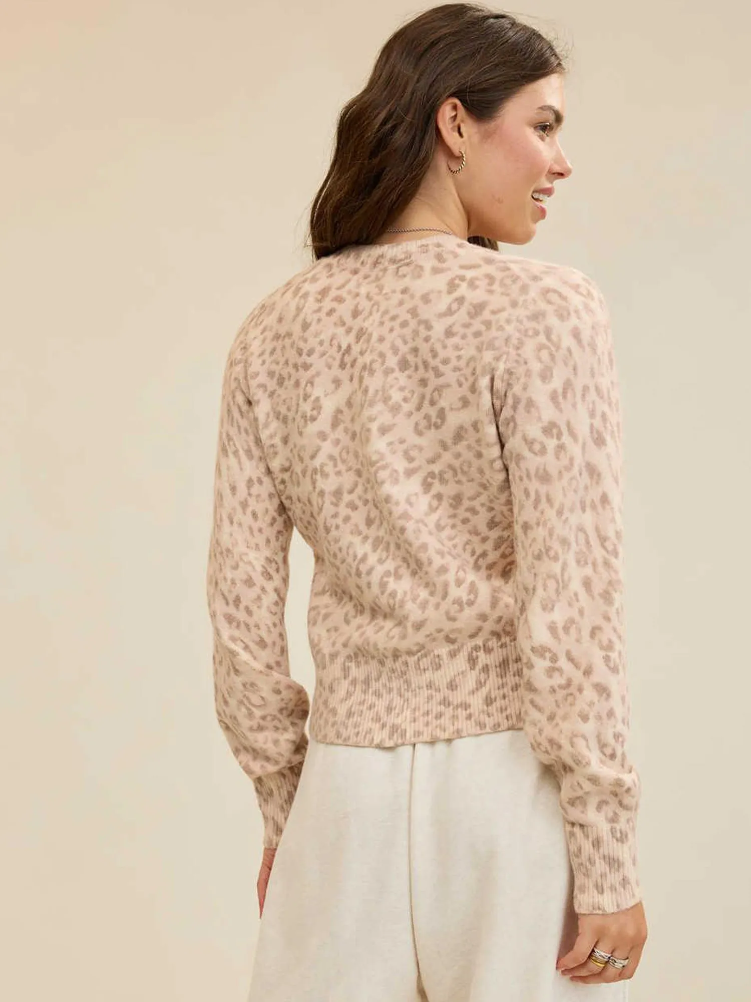 Ladies Aerie Softest Classic Cardigan Leopard Print sold by Your Style Outlet product image thumbnail 2