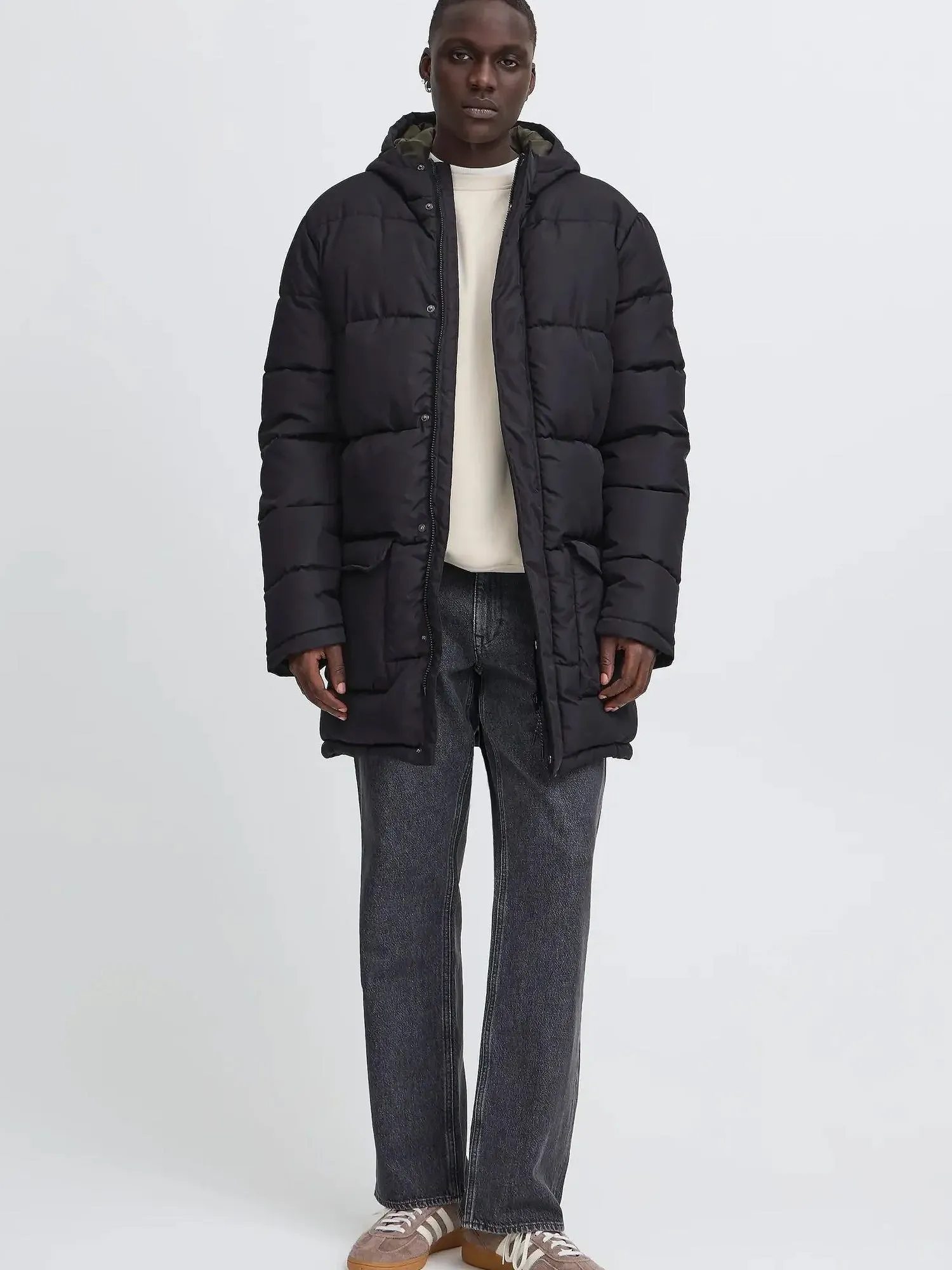 Mens Blend BHELWIN parka jacket In Black Puffer sold by Your Style Outlet product image thumbnail 2