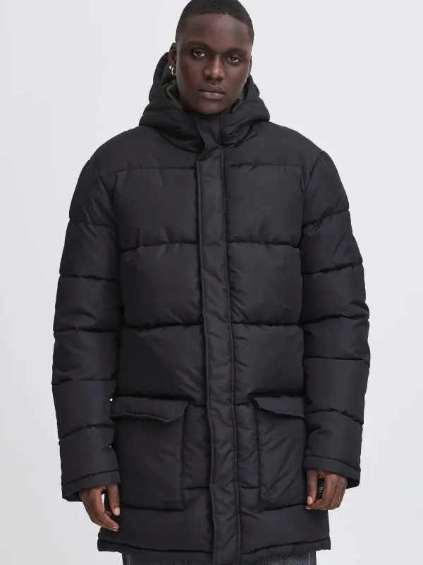 Mens Blend BHELWIN parka jacket In Black Puffer sold by Your Style Outlet