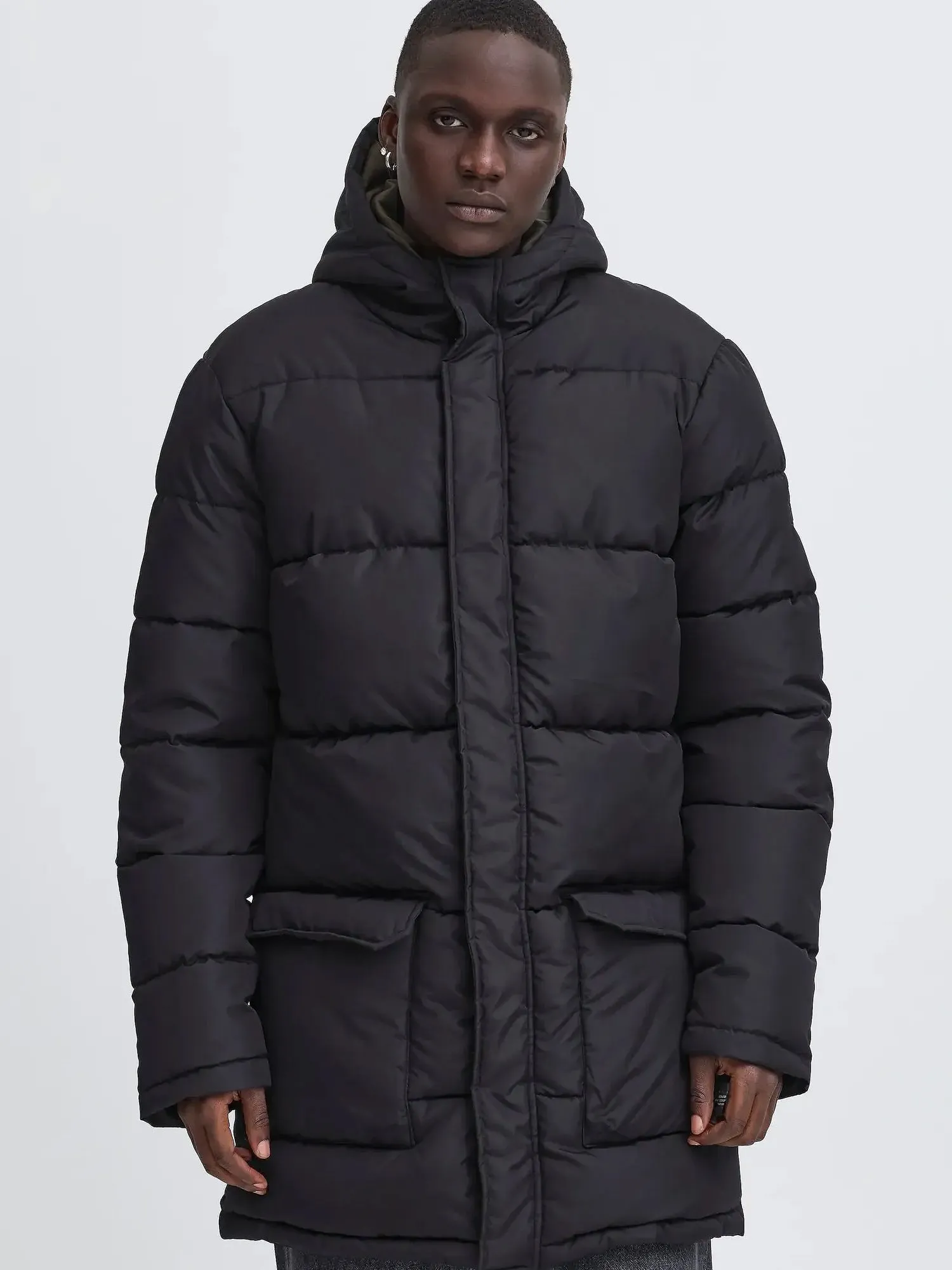 Mens Blend BHELWIN parka jacket In Black Puffer sold by Your Style Outlet