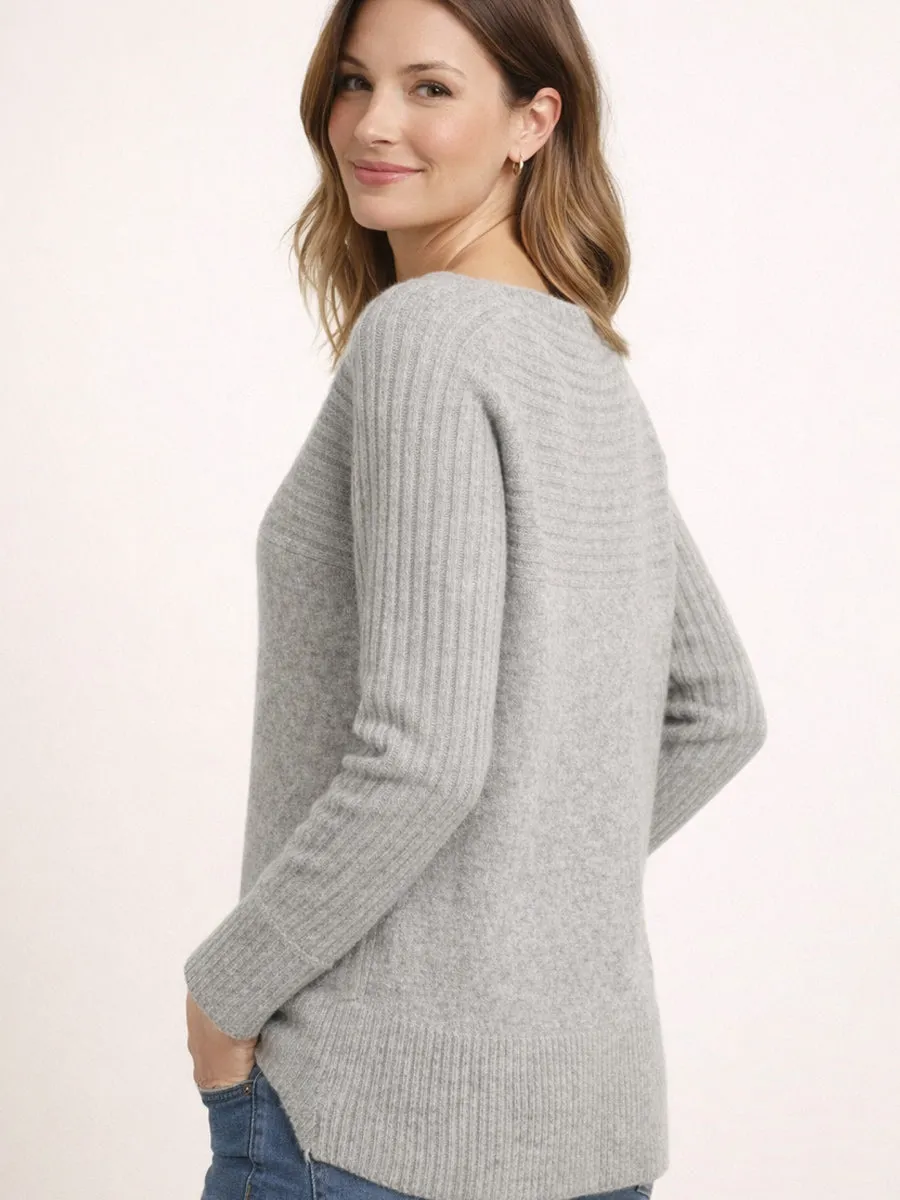 Ladies Selected Round Neck Ribbed Jumper sold by Your Style Outlet product image thumbnail 4