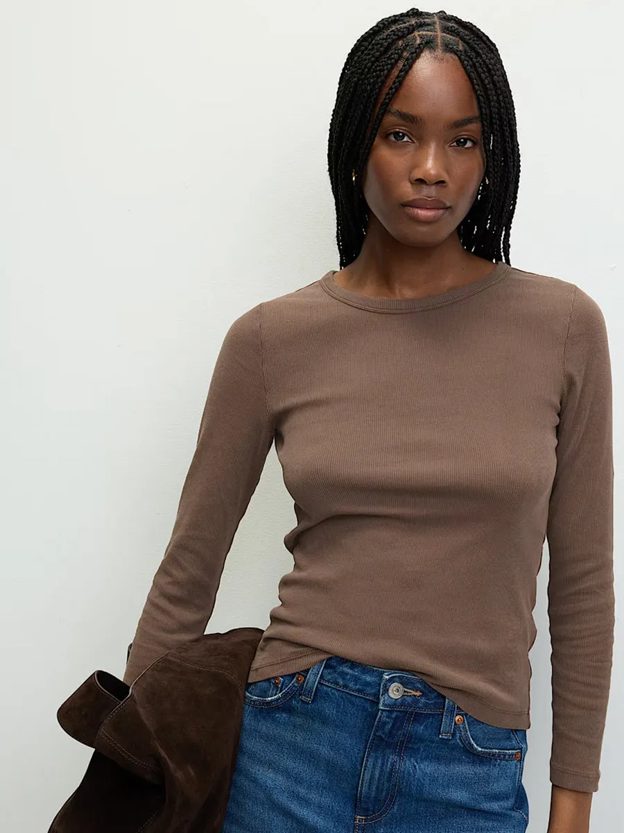 Cotton Rich Ribbed Garment Dye Top 4 Colours sold by Your Style Outlet product image thumbnail 3