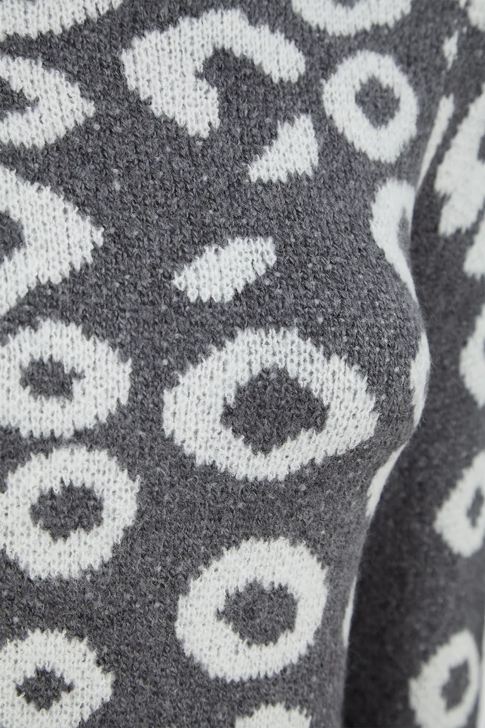 Ex Bon Marche Leopard Print Knitwear Jumper 3 Colours sold by Your Style Outlet product image thumbnail 2