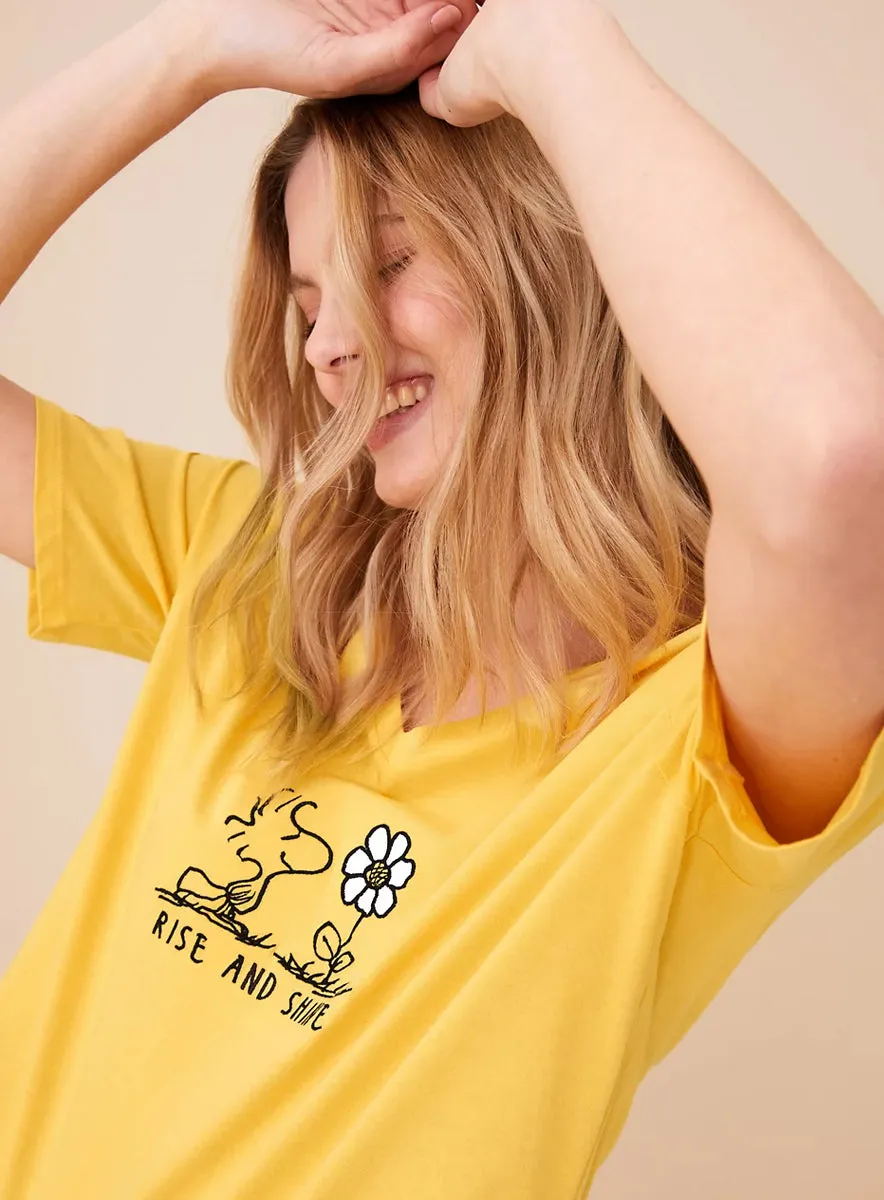Ladies Snoopy Cotton Rich V Neck Pyjama Set sold by Your Style Outlet product image thumbnail 2