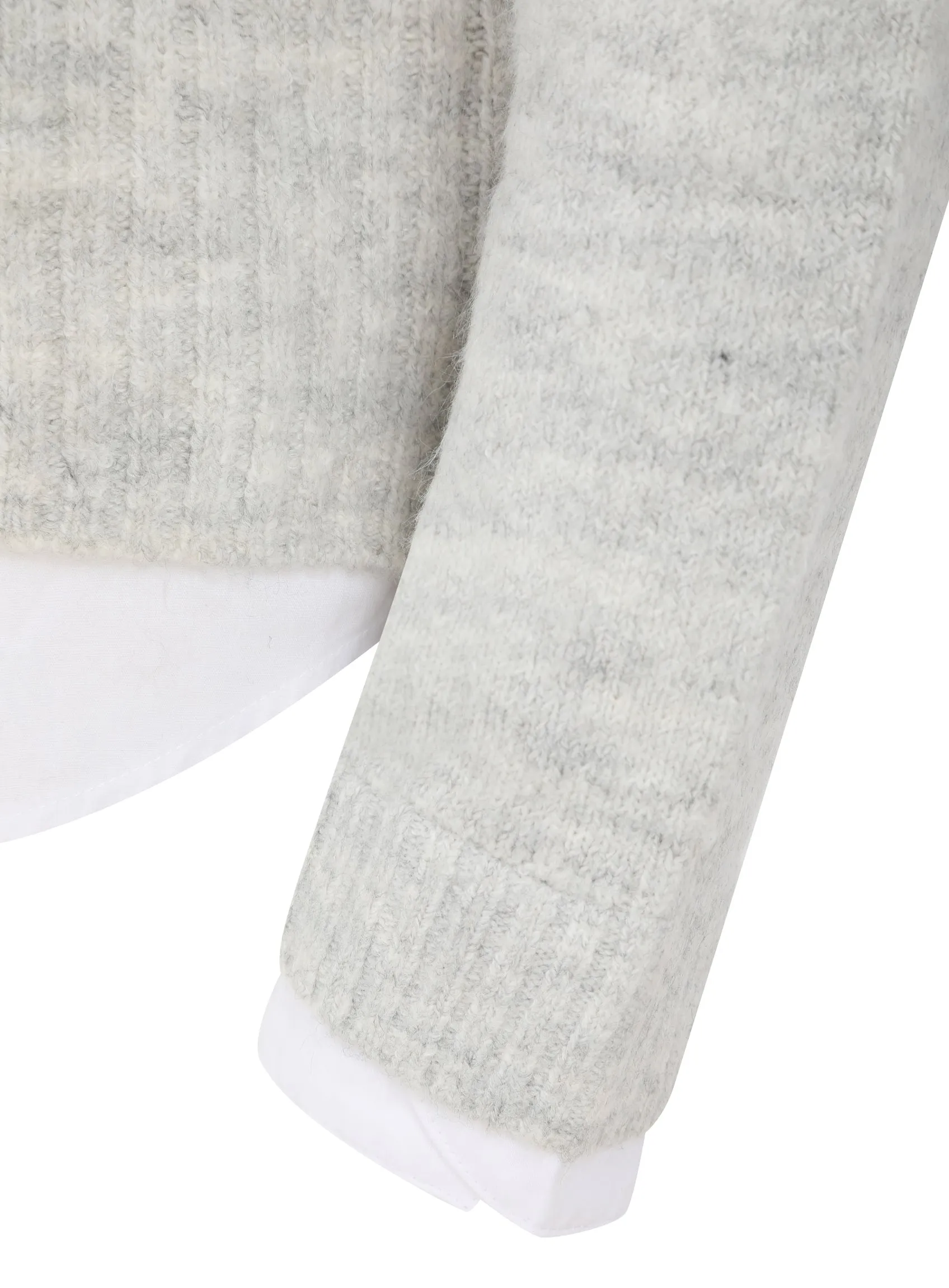 Ex Papaya Grey Mock 2 In 1 Jumper Shirt sold by Your Style Outlet product image thumbnail 2