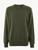 Ex Famous Store Collection Mens Pure Fine Cotton Crew Neck Jumper sold by Your Style Outlet