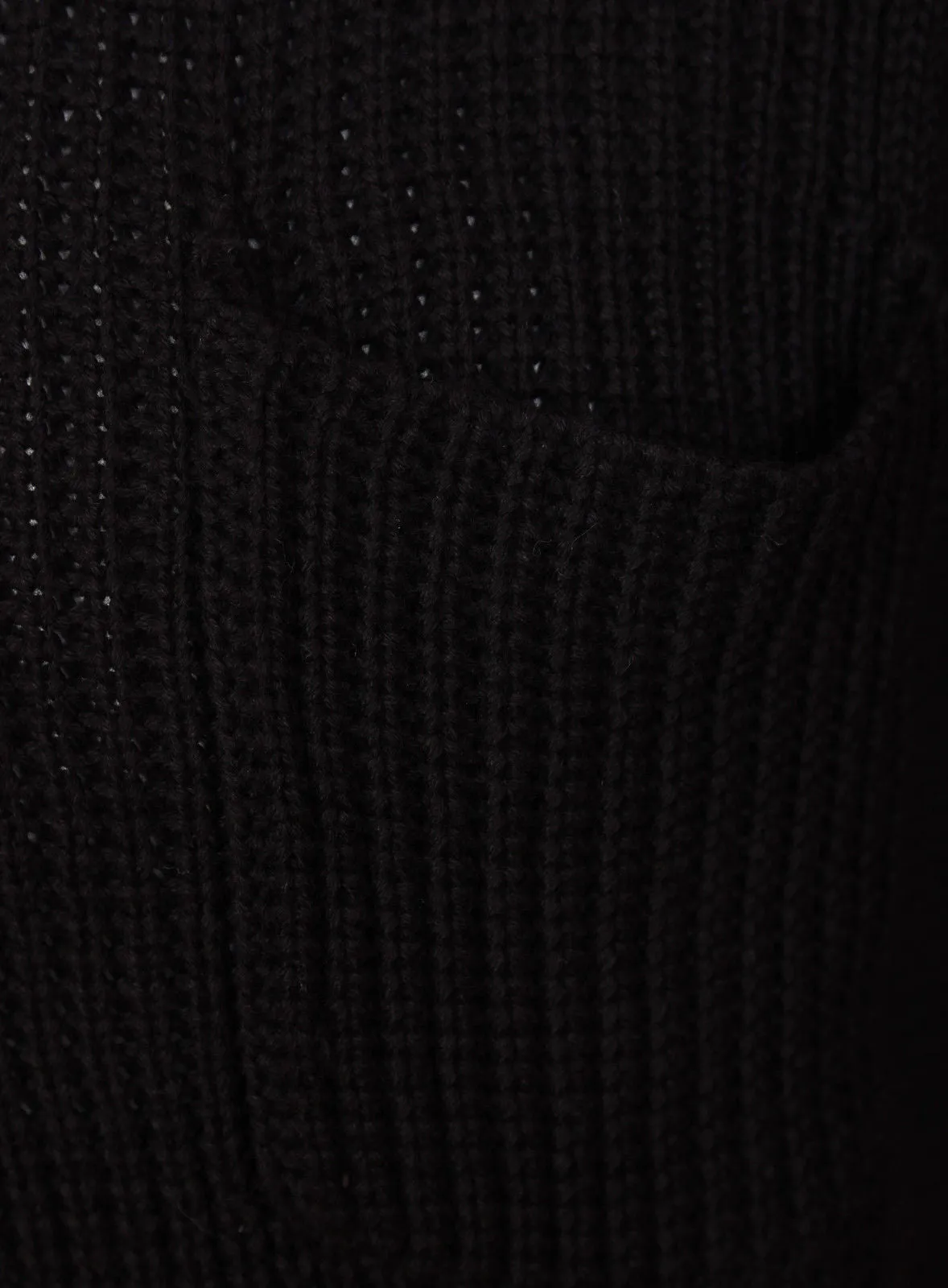 Mens Black Button Up Collared Neck Knitwear Jumper Black / Grey sold by Your Style Outlet product image thumbnail 3