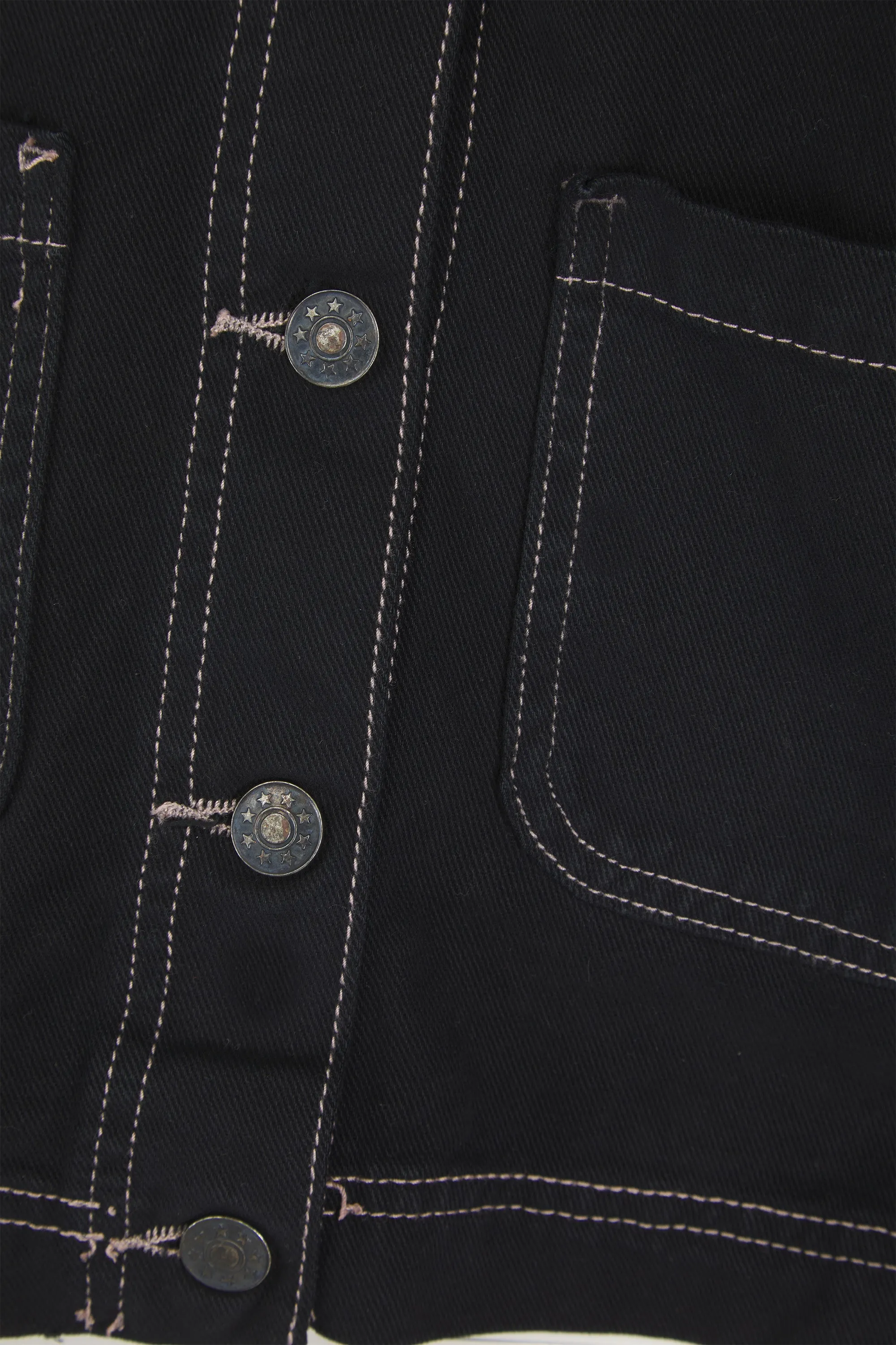 Ladies TU Utility Patch Pocket Cotton Denim Jacket Navy Brown Black sold by Your Style Outlet product image thumbnail 3