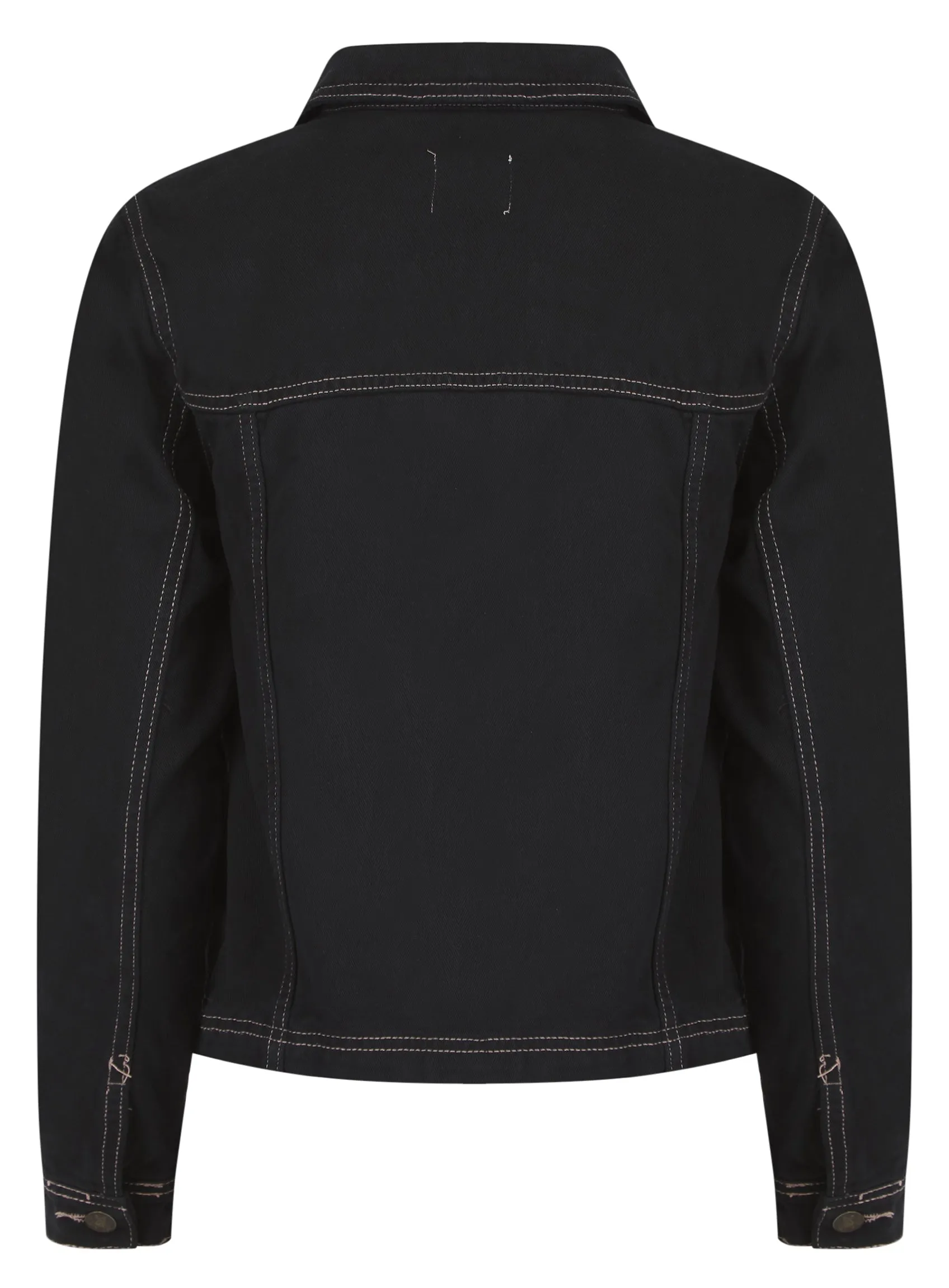 Ladies TU Utility Patch Pocket Cotton Denim Jacket Navy Brown Black sold by Your Style Outlet product image thumbnail 4