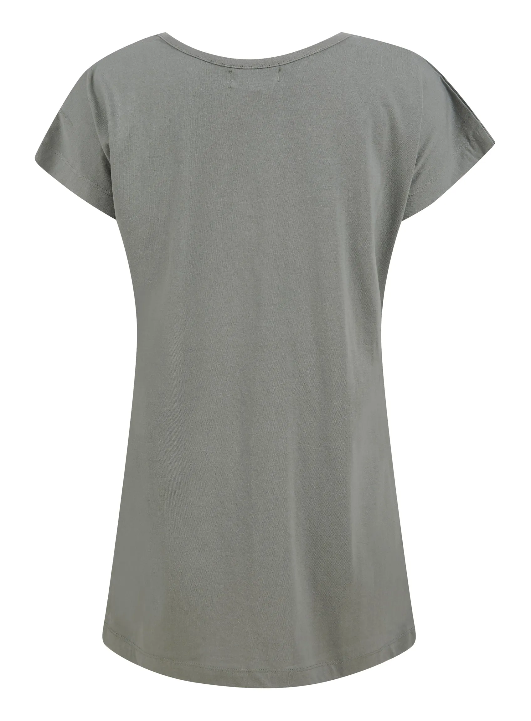Ex Tommy & Kate Plus Size Khaki T-shirt Top sold by Your Style Outlet product image thumbnail 3