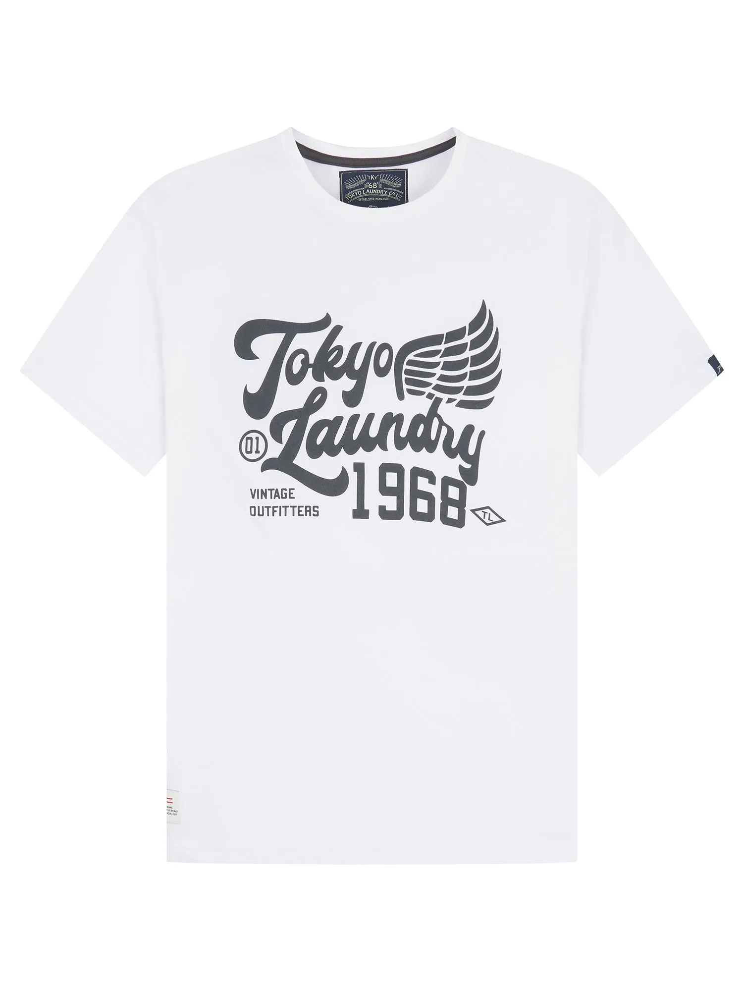 Mens Tokyo Laundry Printed Crew Neck T-shirt sold by Your Style Outlet product image thumbnail 5