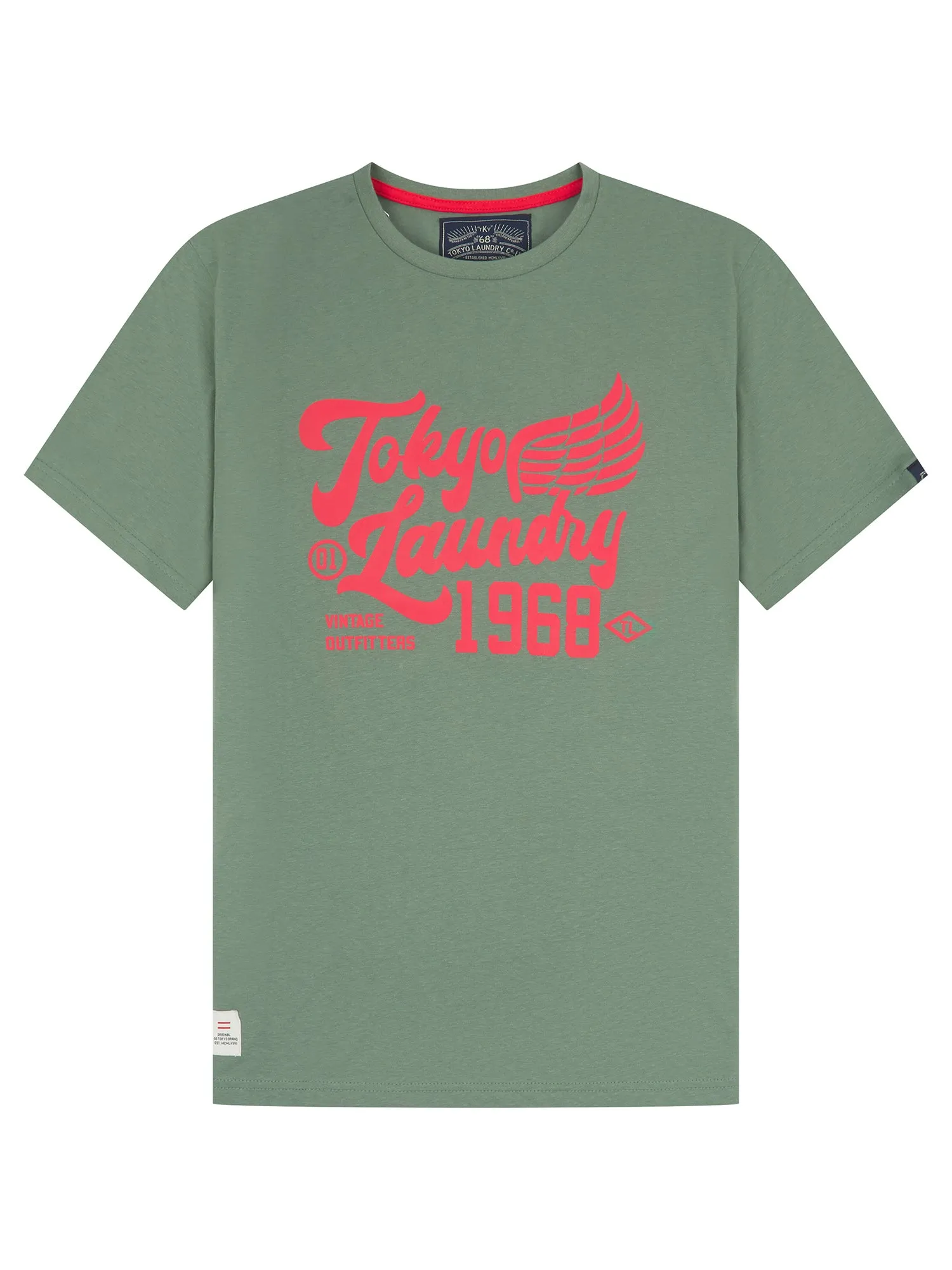 Mens Tokyo Laundry Printed Crew Neck T-shirt sold by Your Style Outlet product image thumbnail 2