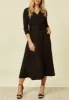 Ex Fever London Rosalie Wrap Dress Black - RRP £75 sold by Your Style Outlet