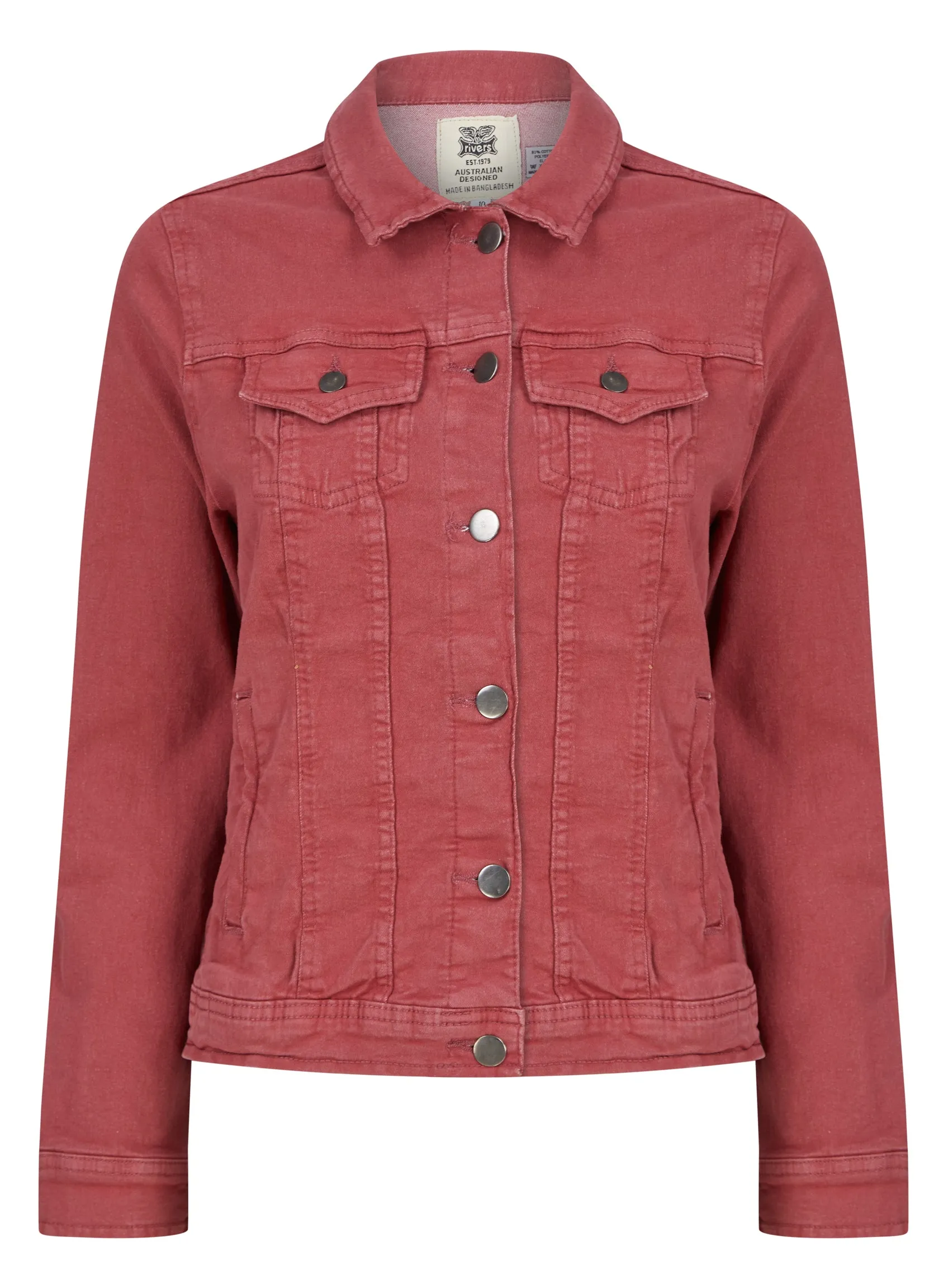 Ex Rivers Aussie Made Ladies Stretch Denim Jacket sold by Your Style Outlet product image thumbnail 2