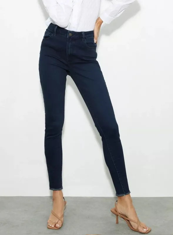 Ex Dorothy Perkins Midnight Blue Regular Fit Alex Skinny Jeans sold by Your Style Outlet