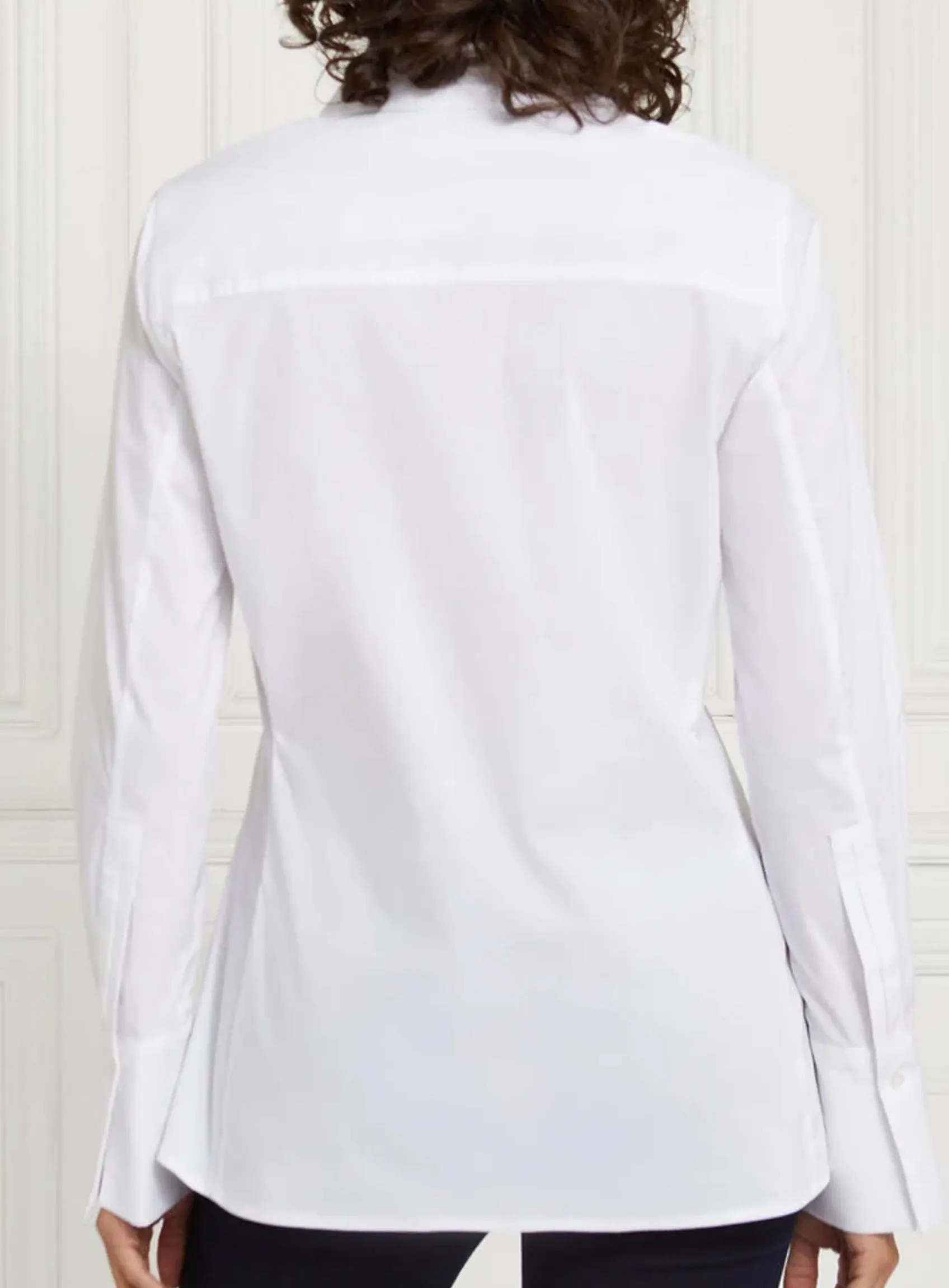 Gallery Ladies Camille Stretch Blouse Shirt In White sold by Your Style Outlet product image thumbnail 2
