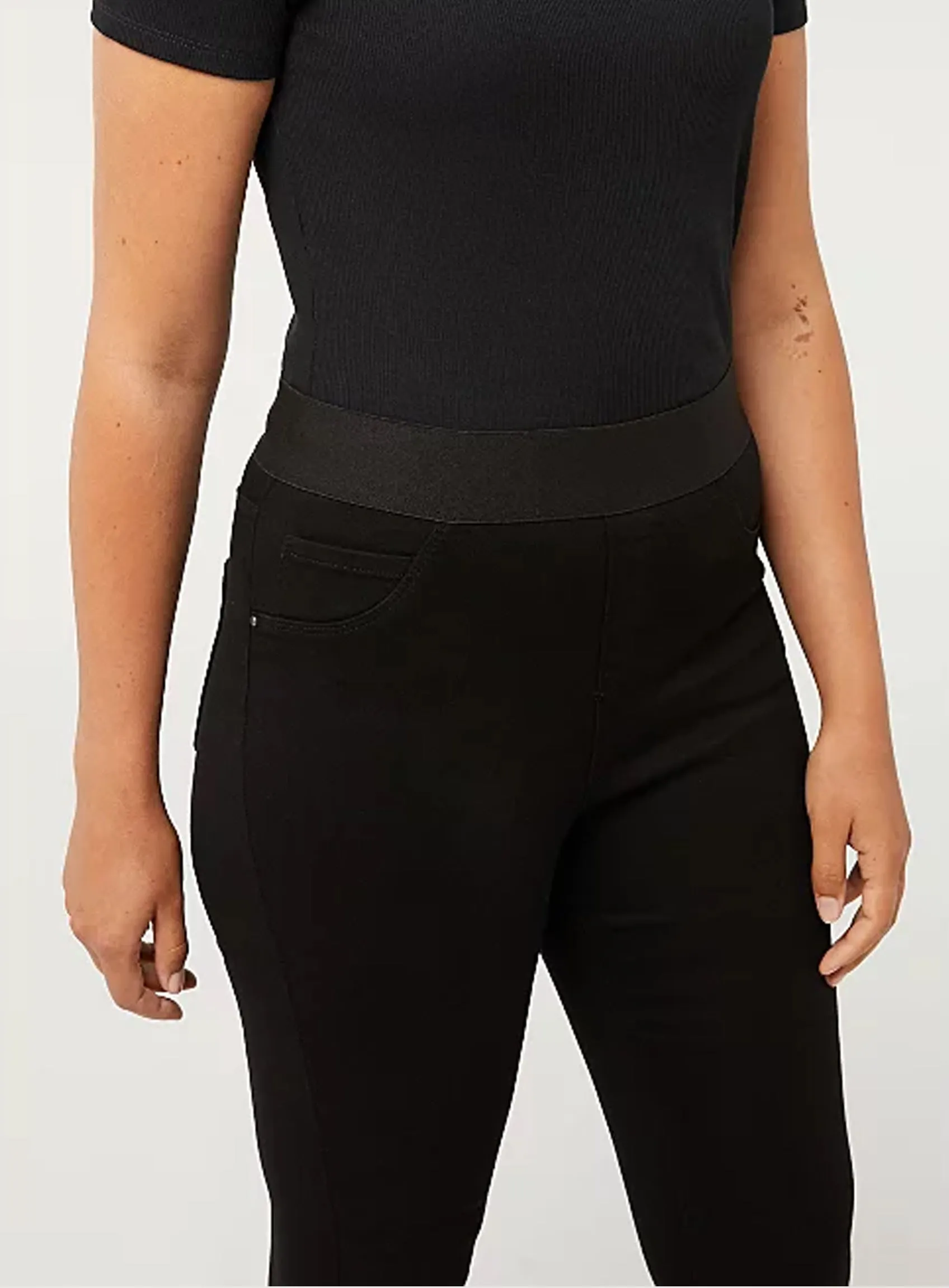 Ladies Ex George Rosa Black Full Length Jeggings sold by Your Style Outlet product image thumbnail 2