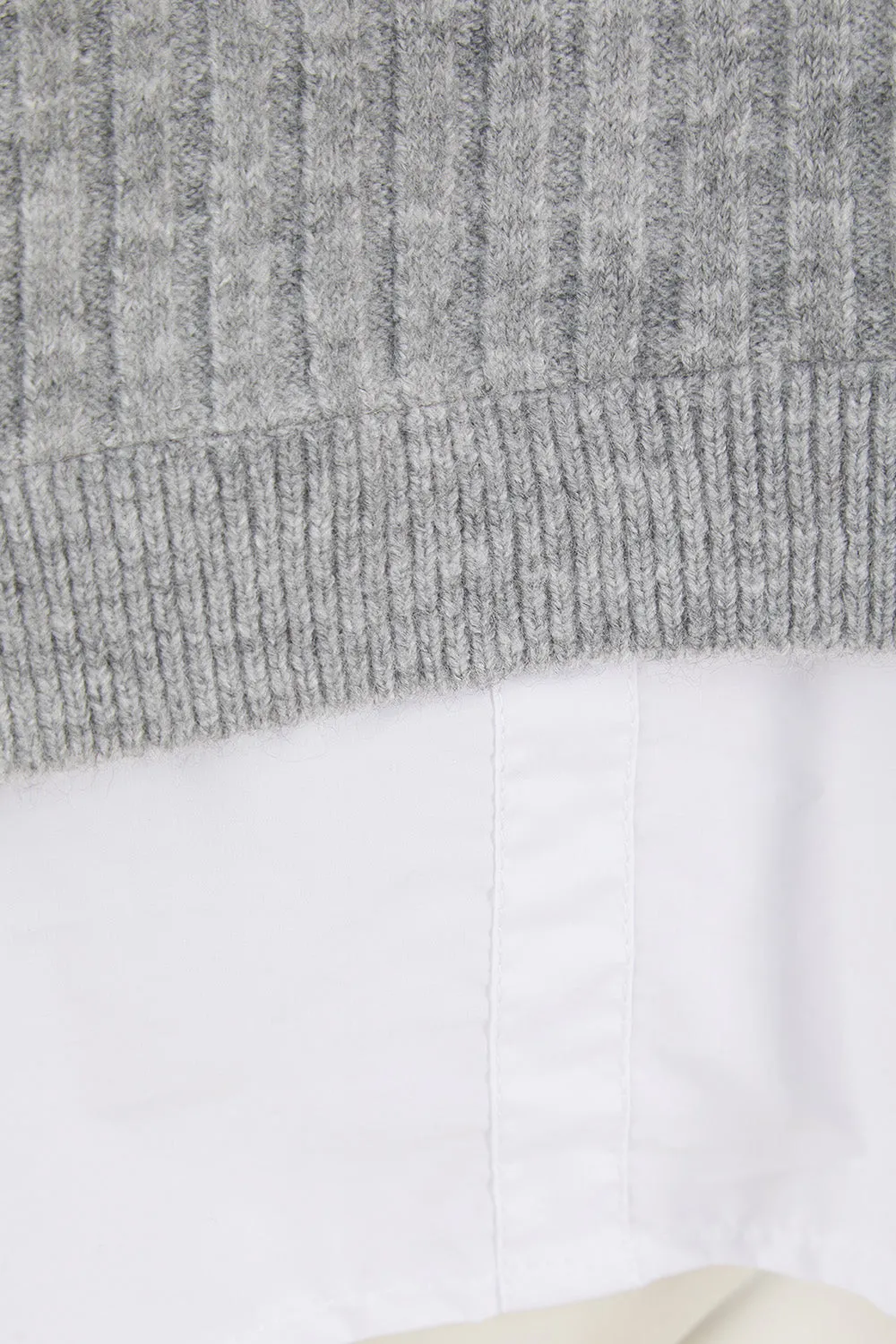 Ex Peacocks Ribbed Roll Neck Jumper With Mock Shirt sold by Your Style Outlet product image thumbnail 2