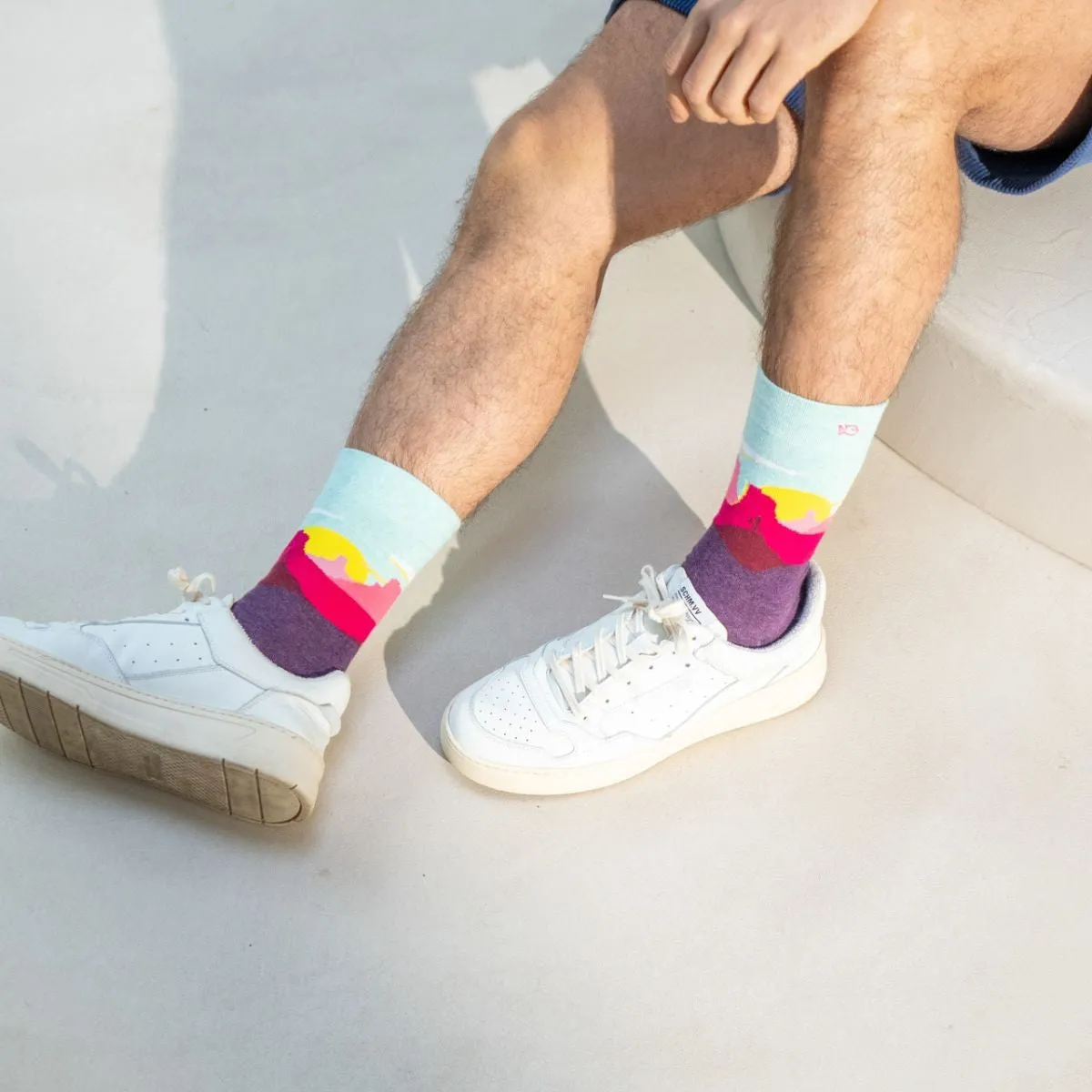 Chaussettes en coton peigné À motifs - Bryce canyon sold by Billybelt product image thumbnail 4