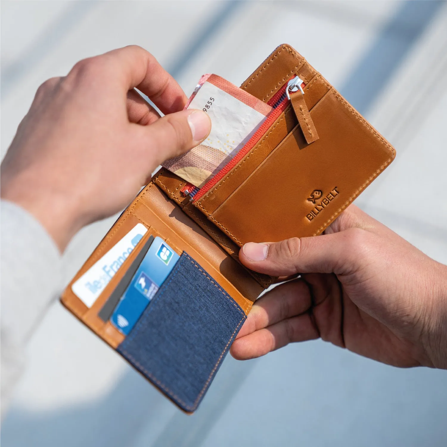 Portefeuille en cuir - Bleu sold by Billybelt product image thumbnail 3