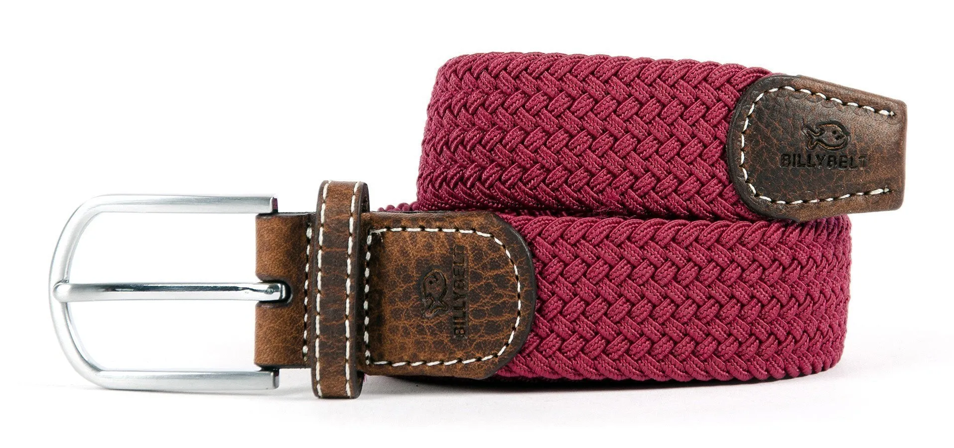 Ceinture tressée élastique Bordeaux sold by Billybelt product image thumbnail 2