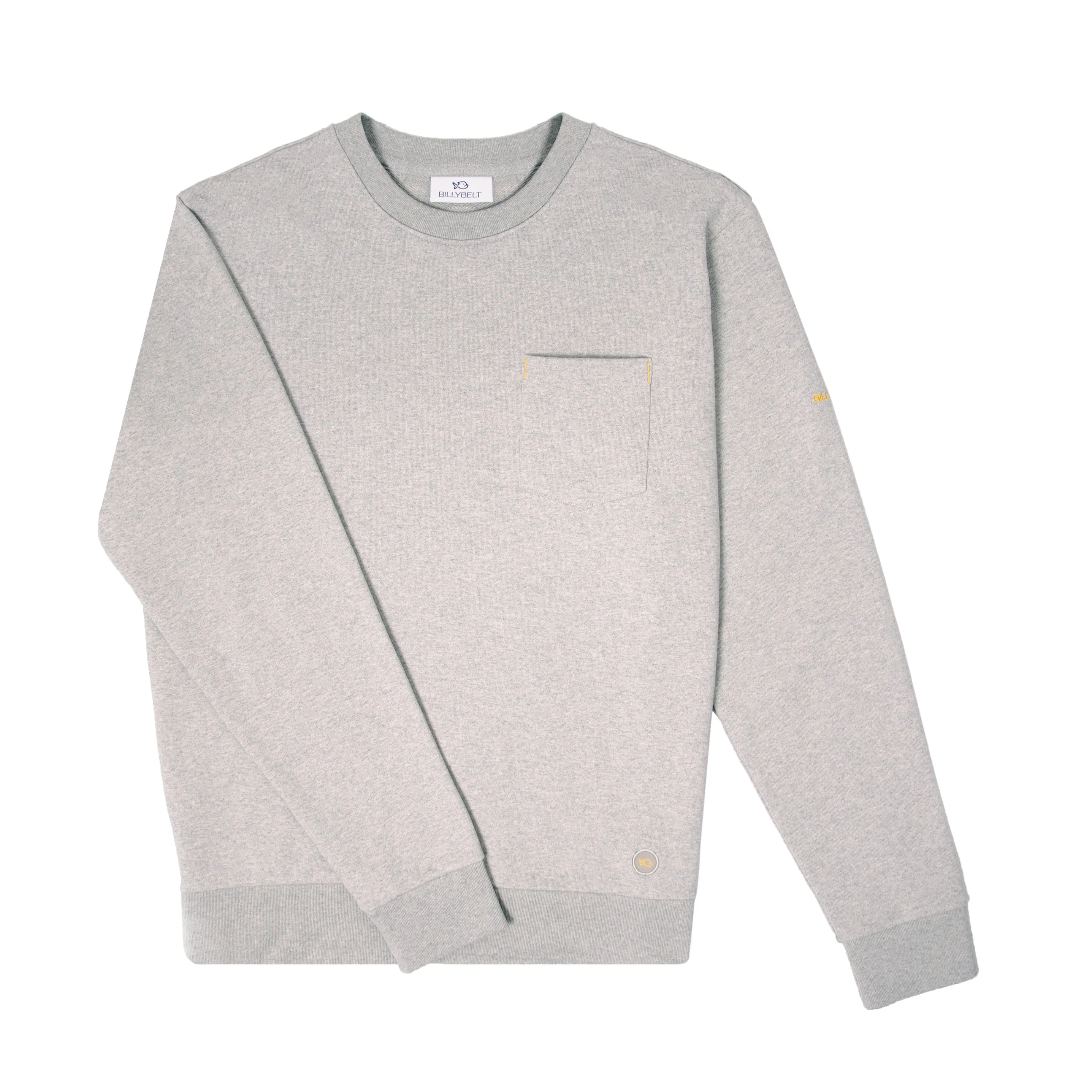 Sweatshirt 100% coton biologique Urban - Gris chiné sold by Billybelt product image thumbnail 2