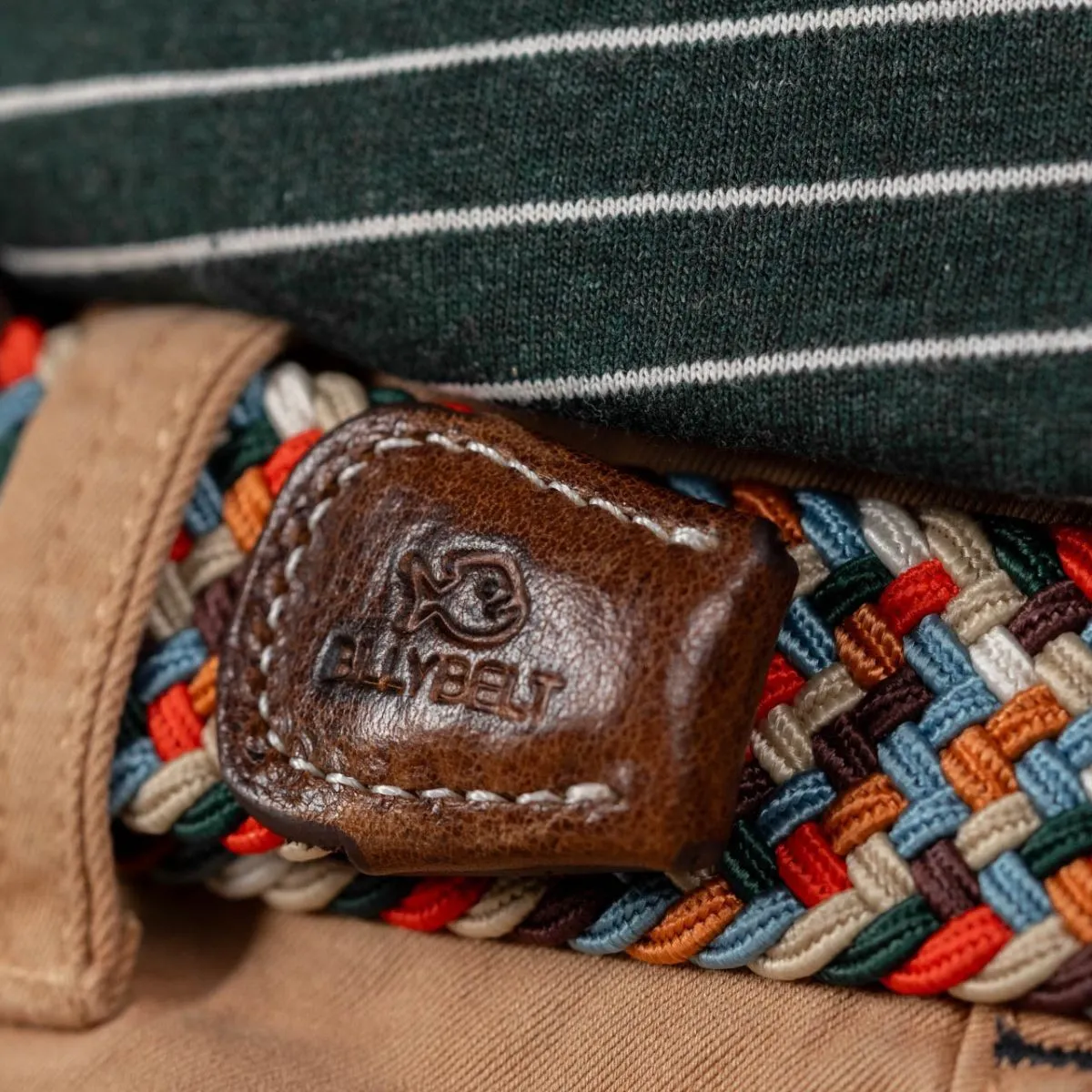 Ceinture tressée élastique Auckland sold by Billybelt product image thumbnail 3