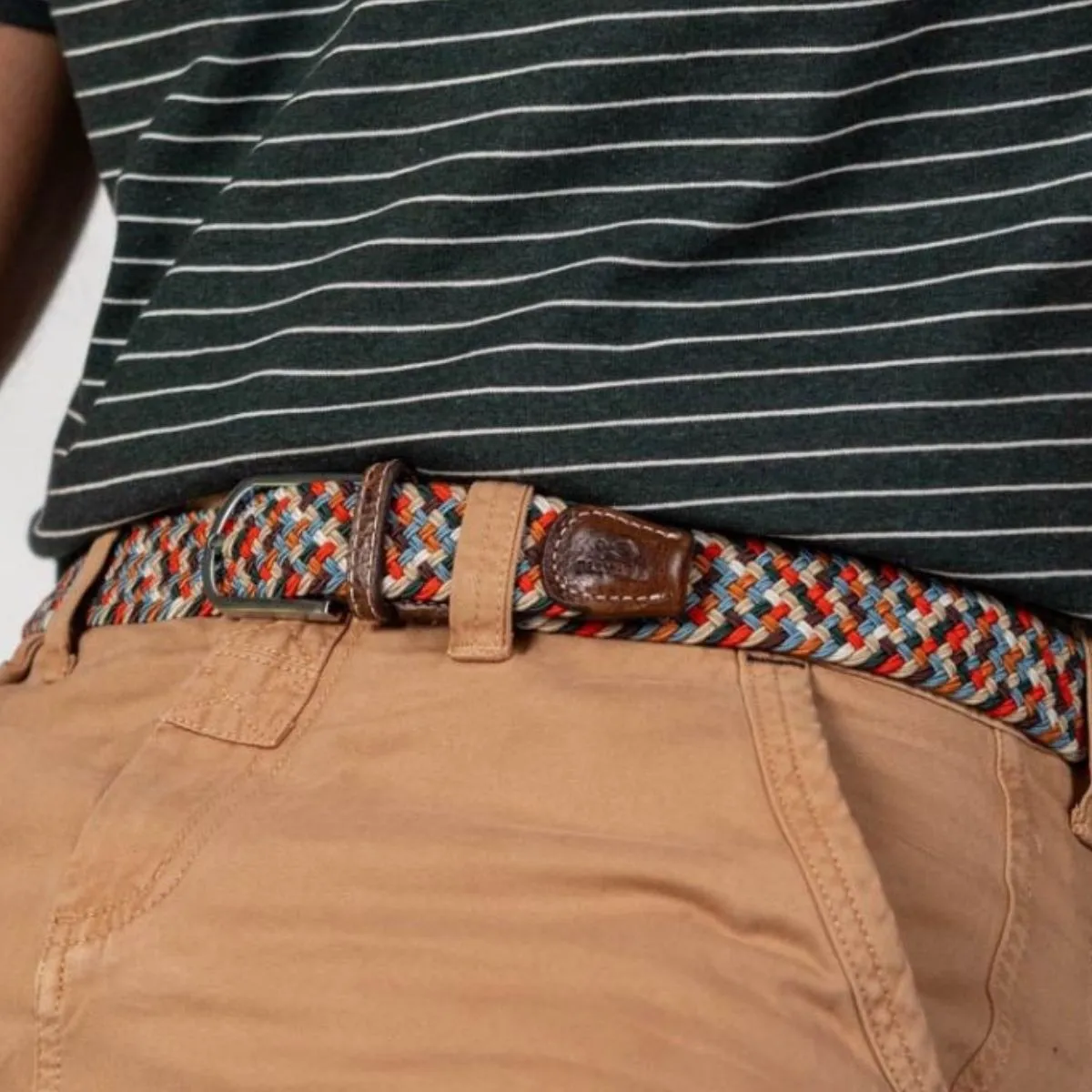 Ceinture tressée élastique Auckland sold by Billybelt