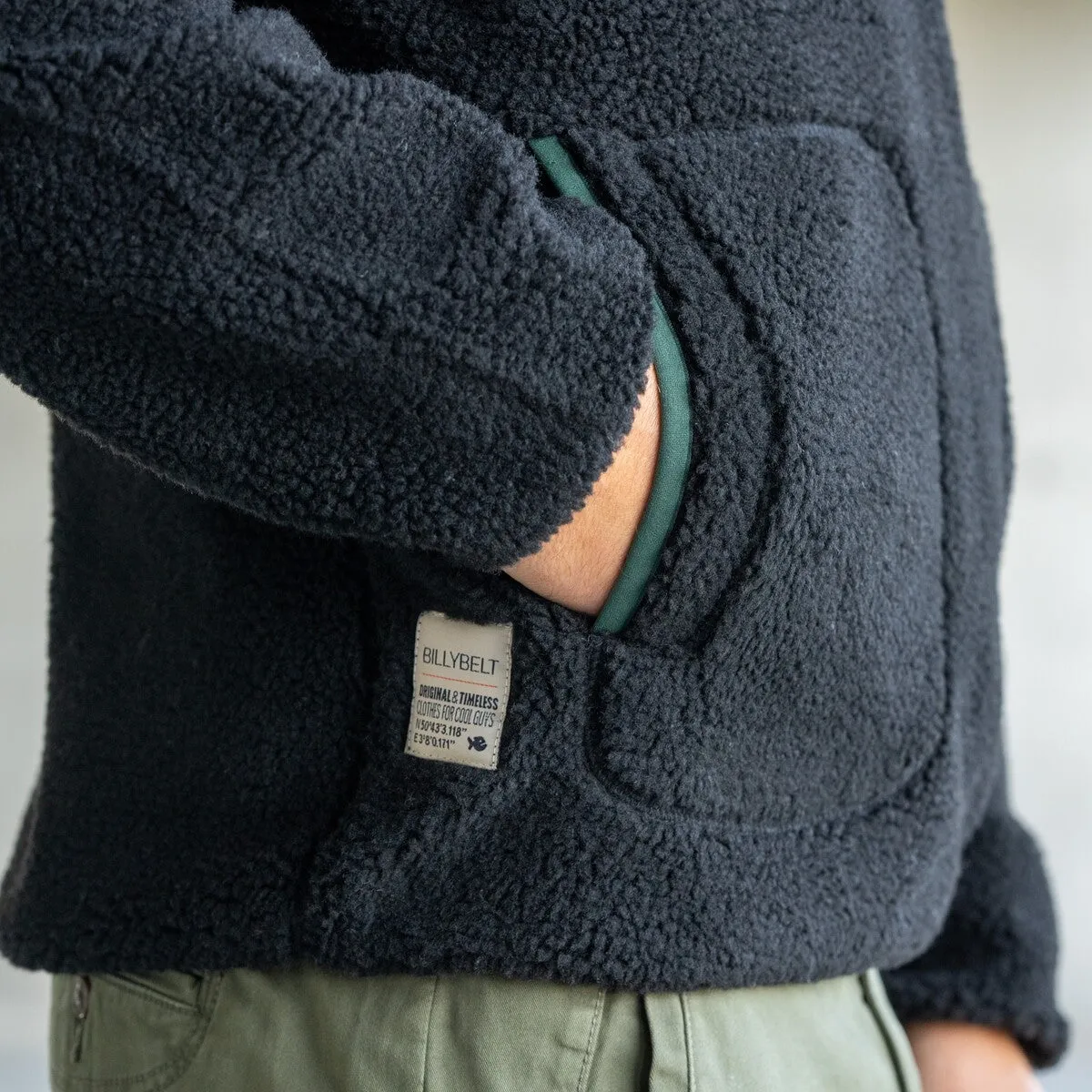 Sherpa col zippé Ebène sold by Billybelt product image thumbnail 5