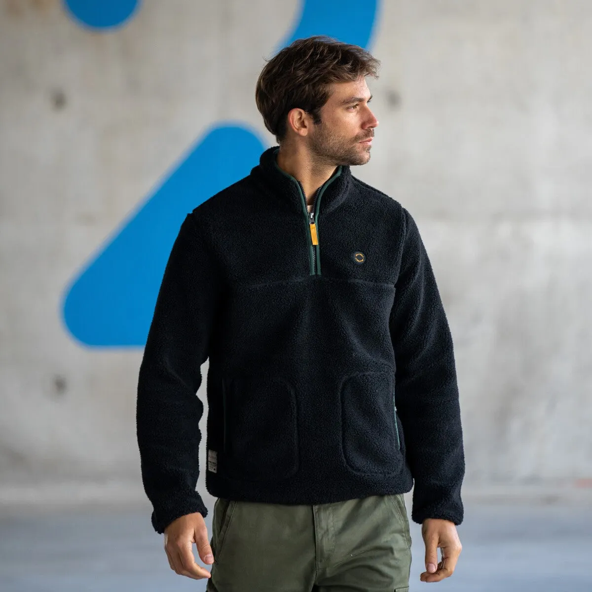 Sherpa col zippé Ebène sold by Billybelt product image thumbnail 3