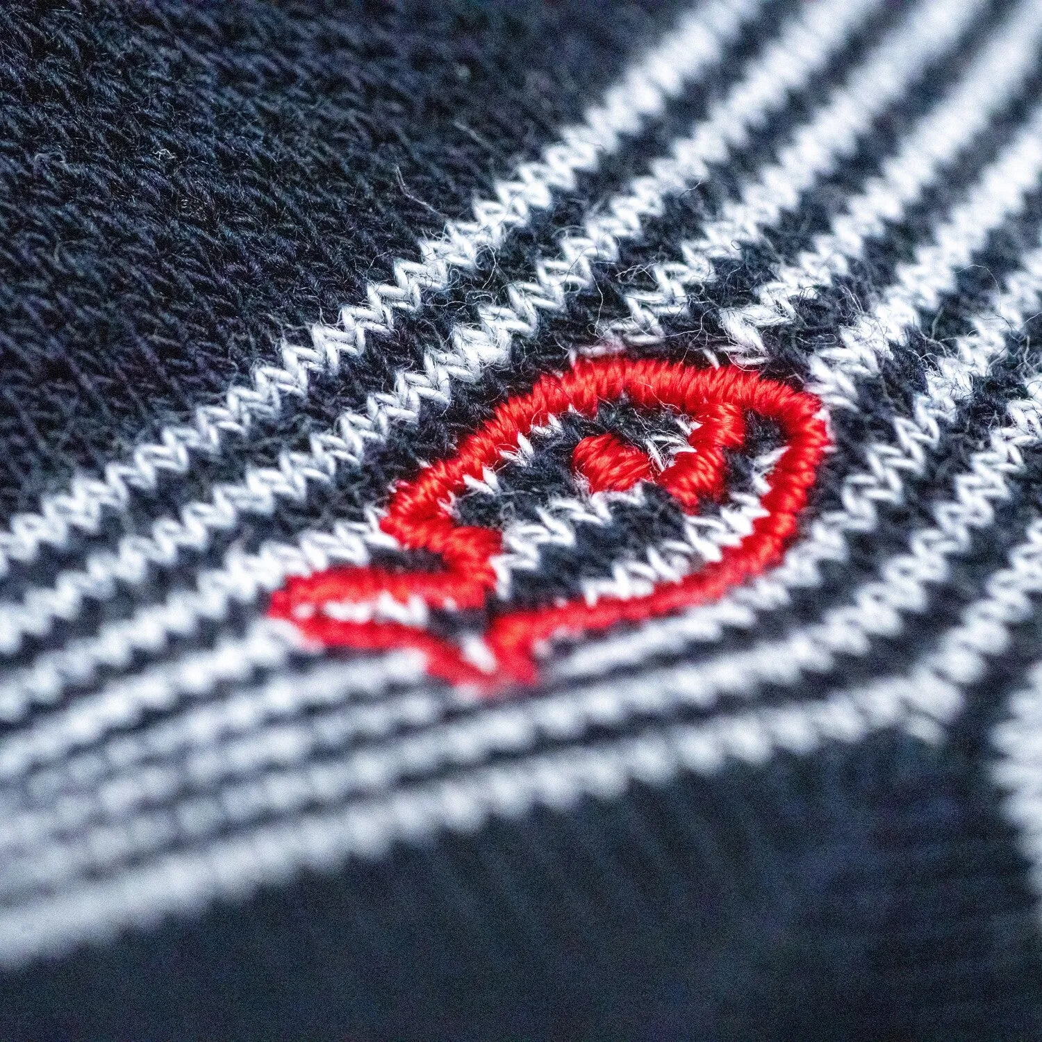 Socquettes en coton peigné A rayures - Noir et blanc sold by Billybelt product image thumbnail 3