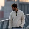 Sherpa col zippé Ivoire sold by Billybelt