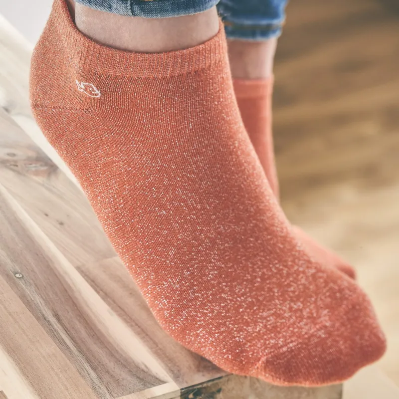 Socquettes coton Orange okra sold by Billybelt