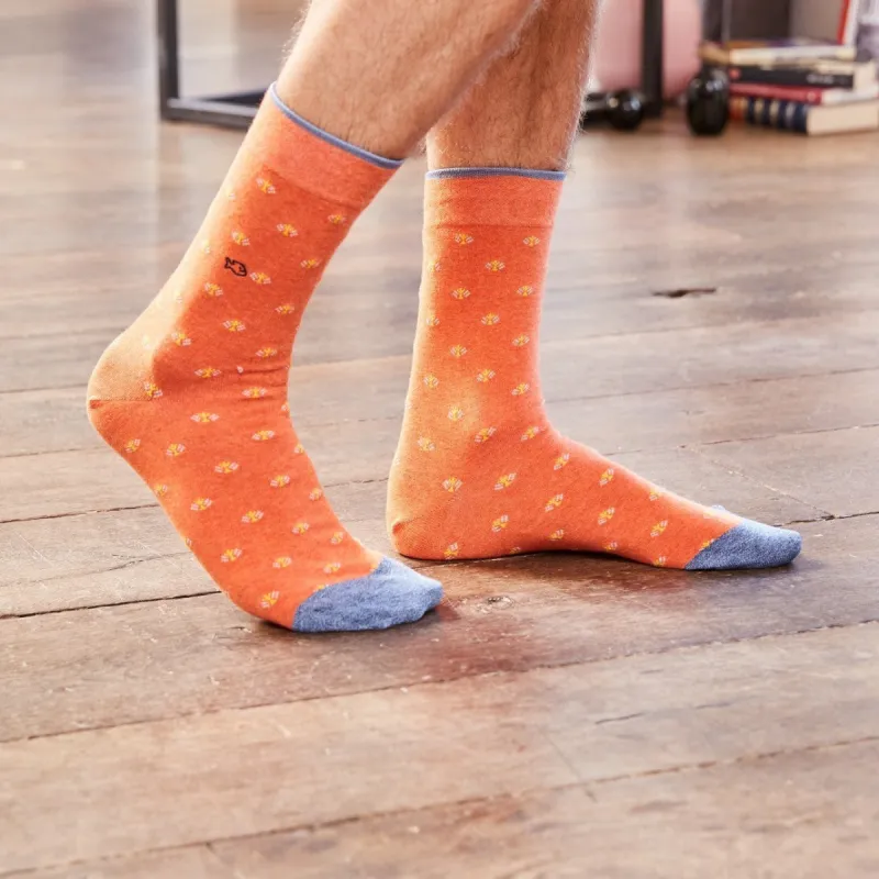 Chaussettes OrangePaon en coton peigné sold by Billybelt