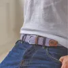 Ceinture tressée élastique Gris de lin sold by Billybelt