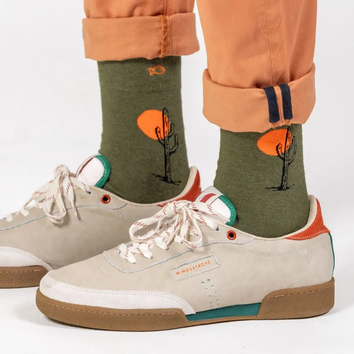 Chaussettes en coton peigné à motifs - Saguaro sold by Billybelt product image thumbnail 3